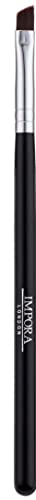 Impora London Angled Eyeliner/Eyebrow Makeup Brush. Flat with angled tip. Perfect for Lining/Shaping Eyes and Brows, Winged Liners. Use with Gel,