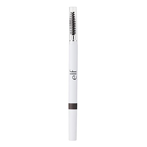 e.l.f. Instant Lift Brow Pencil, Dual-Sided, Precise, Fine Tip, Shapes, Defines, Fills Brows, Contours, Combs, Tames, Neutral Brown 0.18g