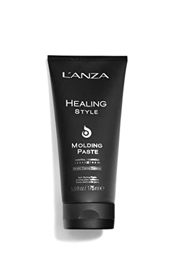 L’ANZA Healing Style Molding Hair Styling Paste with Medium Hold Effect - Nourishes and Refreshes Dry and Flaky Scalp While Styling, With Keratin
