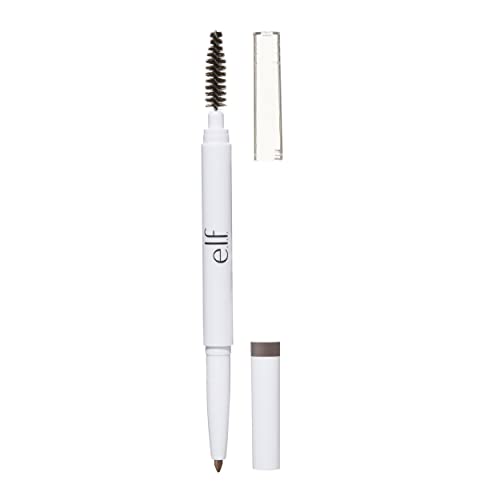 e.l.f. Instant Lift Brow Pencil, Dual-Sided, Precise, Fine Tip, Shapes, Defines, Fills Brows, Contours, Combs, Tames, Neutral Brown 0.18g