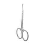 STALEKS PRO Exclusive 21 Professional Cuticle Scissors with Curved Tip TYPE 2 (Design: Fior di Magnolia)