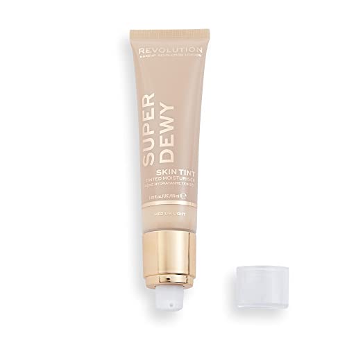 Makeup Revolution, Superdewy, Tinted Moisturiser, Medium Light, 55ml