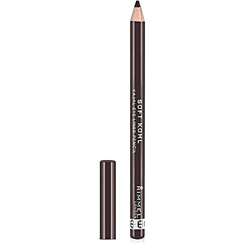Rimmel London Soft Kohl Smudge-proof Eyeliner Pencil, Jet black, 1.2 g
