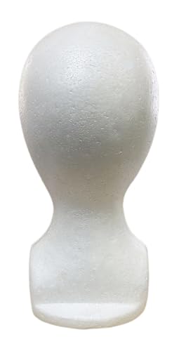 ican Foam Wig Head ,female Mannequin Wig Holder Stand Small ( White ) New