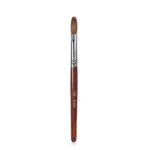 Alexnailart Kolinsky Sable Nail Brush Acrylic Brush for Acrylic Powder Nail Art Pen with Red Wooden Handle Manicure Design 12#