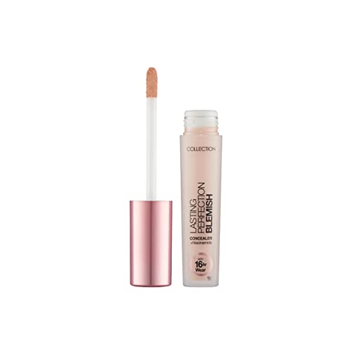 Collection Cosmetics Lasting Perfection Full Coverage Blemish Concealer infused with Niacinamide, 4ml, Ivory