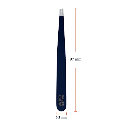 NO Hair Crew Precision Tweezers for Men - Handcrafted in Germany from Stainless Steel.