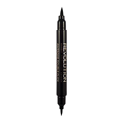 Makeup Revolution, Thick & Thin Dual Liquid Eyeliner, Liquid Eyeliner, 1ml
