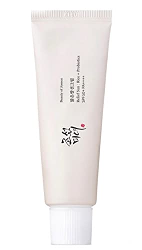 Beauty of Joseon Rice Probiotics Sunscreen Spf 50+ Sunscreen with rice extracts.