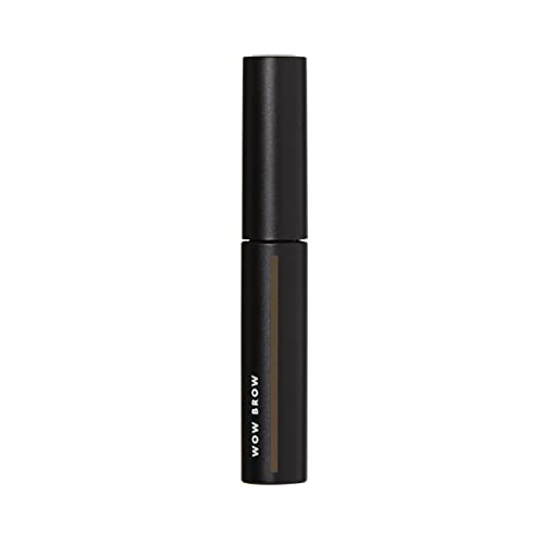 e.l.f. Wow Brow Gel, Volumizing, Buildable, Wax-Gel Hybrid, Creates Full, Voluminous-Looking Brows, Locks Brow Hairs In Place, Neutral Brown, Fib