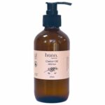 Cold Pressed Castor Oil, 100% Pure & Natural, Glass Pump Bottle, for Skin Hydration - Hair, Lash, Eyebrow, Beard, Nail Growth - Oil Pulling