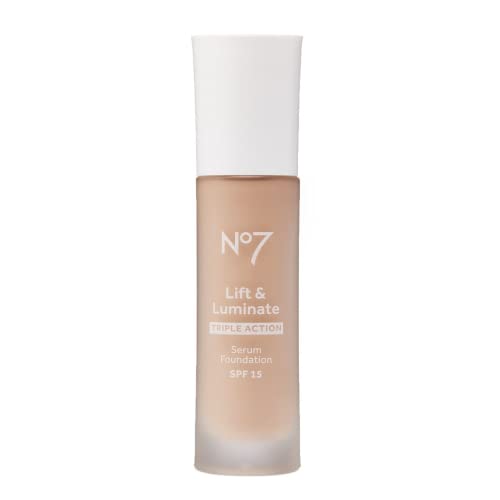 Boots No7 Lift & Luminate Foundation - Cool Ivory -30ml - Lift & Firm