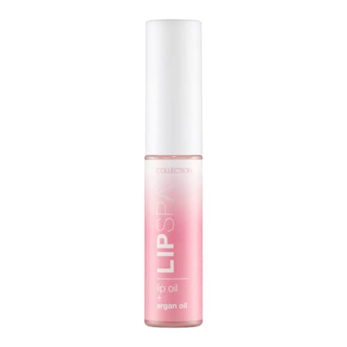 Collection Cosmetics Lightweight Lip Spa Lip Oil, Moisturising Vitamin Packed Lip Gloss, 5ml, Pink Blush