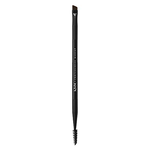 NYX Professional Makeup Precision Brow Pencil, Dual Ended with Flat Tip Pencil and Spoolie Brush, Vegan Formula, Shade: Ash Brown