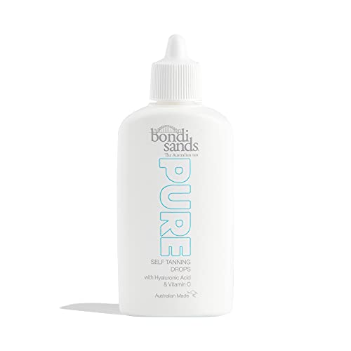 Bondi Sands PURE Self-Tanning Drops | Hydrating, Concentrated Formula Gives a Buildable, Customisable Glow, Enriched with Hyaluronic Acid and Vit