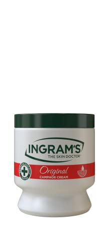 Ingram's Camphor Cream Original 450 Ml For Face And Skin 100% Pure, Non-Greasy Cream Intensively Restores, Moisturize, Hydrates,Repairs And Nouri