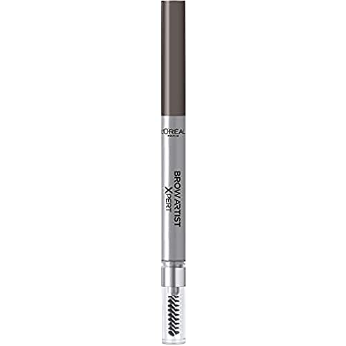 L'Oreal Paris Brow Artist Xpert Eyebrow Pencil, Brown, Retractable Brow Pencil, Define, Fuller Look Brows, 105 Brunette, 1 Count (Pack of 1)
