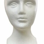 ican Foam Wig Head ,female Mannequin Wig Holder Stand Small ( White ) New