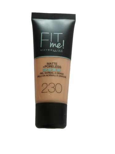 Maybelline Fit Me Foundation, Matte & Poreless, Full Coverage Blendable Normal to Oily Skin, 115 Ivory 30ml