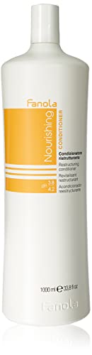 Fanola Restructuring Conditioner, Hydration and Nourishment to Dry, Stressed and Damaged Hair, Enriched Formula with Milk Proteins, 1000