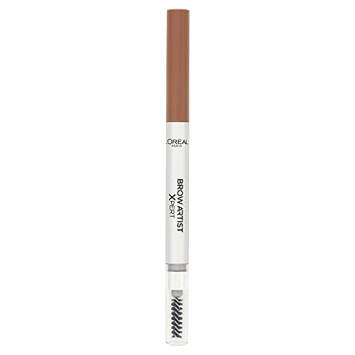 L'Oreal Paris Brow Artist Xpert Eyebrow Pencil, Brown, Retractable Brow Pencil, Define, Fuller Look Brows, 105 Brunette, 1 Count (Pack of 1)