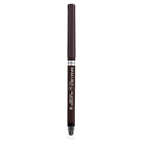 L'Oréal Paris Gel Eyeliner, Intense Long-lasting Colour, Semi Permanent, Infallible Grip 36H Gel Automatic Eyeliner, Intense Black