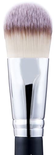 Powder Makeup Brush - Packing/Setting, Buffing, Blending, Sculpting. Suitable for use with Cream, Powder, Blush, Liquid, Bronzer and Mineral Foun