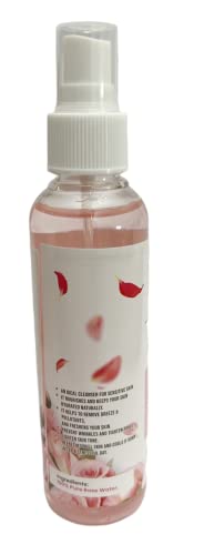 ICAN LONDON SKIN ACTIVE SOOTHING BOTANICALS 100% PURE ROSE WATER MIST SPRAY 150ML PINK