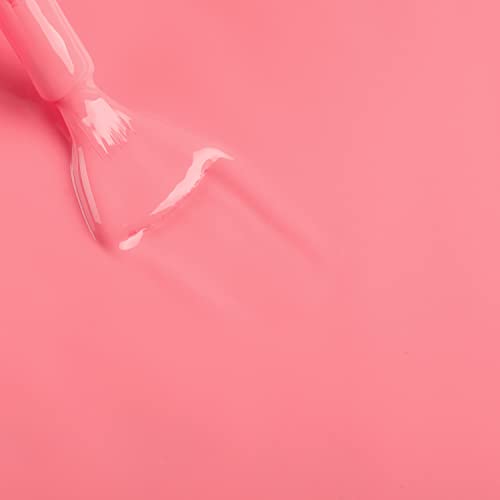 Bluesky Gel Nail Polish, Pink Neon Coral A074, Bright, Long Lasting, Chip Resistant, 10 ml (Requires Drying Under UV LED Lamp)