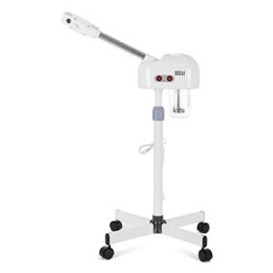 Youyijia Facial Steamer Professional Ozone Humidifier 800W Facial Steamer Ozone Aroma Steam Beauty Salon Spa Instrument Adjustable Height Home an