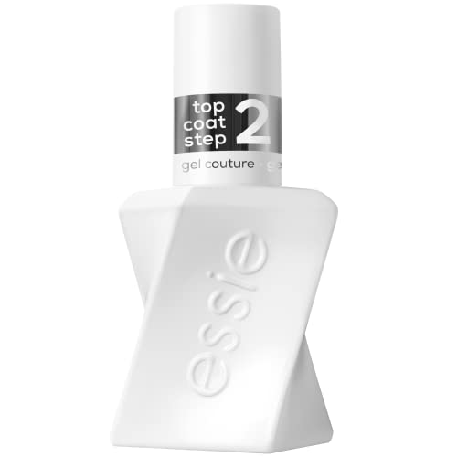 essie Gel Nail Polish Matte Top Coat Gel Couture Clear Nail Polish Longlasting, Chip Resistant, Fade Resistant, No UV Lamp Required Top Coat 13.5