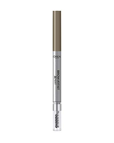 L'Oreal Paris Brow Artist Xpert Eyebrow Pencil, Brown, Retractable Brow Pencil, Define, Fuller Look Brows, 105 Brunette, 1 Count (Pack of 1)