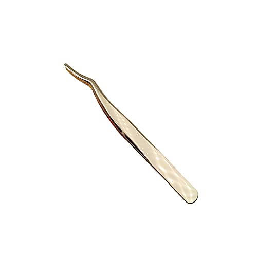 Erised's Bifrost Eyelashes Applicator Tool Eyelash Extension Tweezers Remover Clip Tweezers Nipper,lash Lift (Rose Gold)