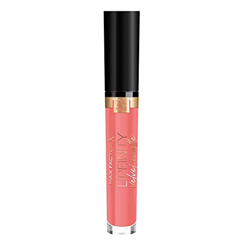 Max Factor Lipfinity Velvet Matte Lipstick, Cool Coral - 3.5 ml