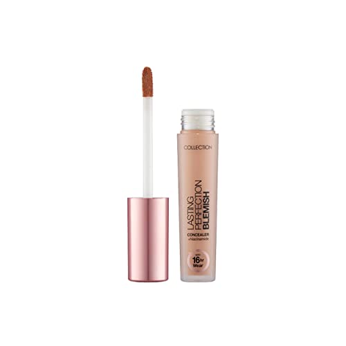 Collection Cosmetics Lasting Perfection Full Coverage Blemish Concealer infused with Niacinamide, 4ml, Ivory