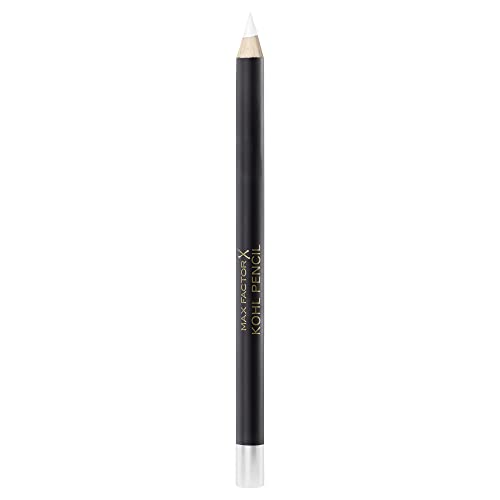 Max Factor Kohl Pencil Eyeliner, 20 Black, Easy to Blend Formula, Perfect for Smokey Eyes Make-up, 4 g