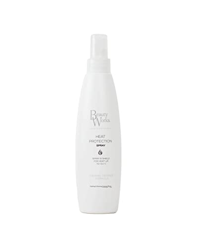Beauty Works Heat Protection Spray 250 ml for Straightening Curling Heat Styling Hair