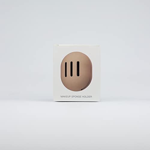 CORNERIA Integrated Makeup Sponge Travel Case, Silcone Washable Reusable Makeup Sponge Holder, Blender Holder Beauty Makeup Sponge Protective Car