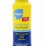 Medipure (Pack of 9) Medicated Body Powder 100% Talc Free 200g