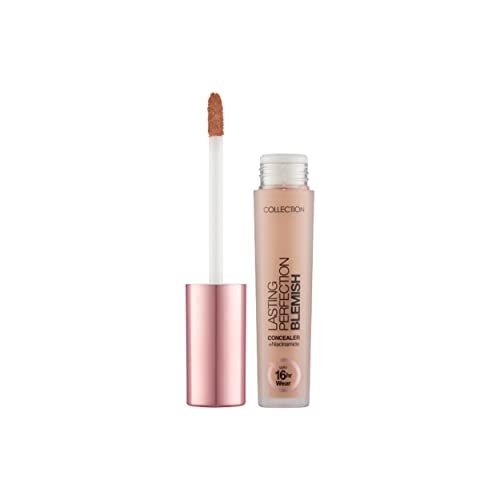 Collection Cosmetics Lasting Perfection Full Coverage Blemish Concealer infused with Niacinamide, 4ml, Ivory