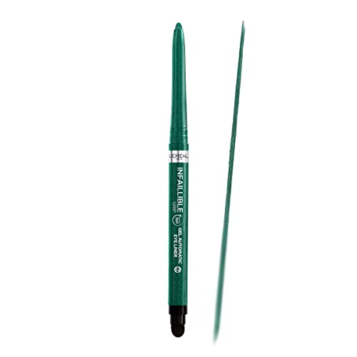 L'Oréal Paris Gel Eyeliner, Intense Long-lasting Colour, Semi Permanent, Infallible Grip 36H Gel Automatic Eyeliner, Intense Black