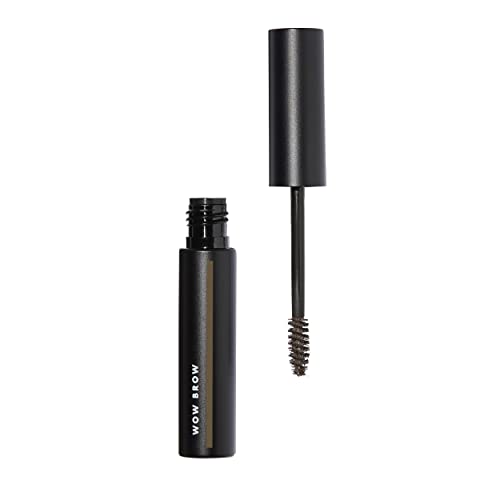 e.l.f. Wow Brow Gel, Volumizing, Buildable, Wax-Gel Hybrid, Creates Full, Voluminous-Looking Brows, Locks Brow Hairs In Place, Neutral Brown, Fib