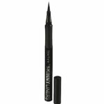 Technic Skinny Felt Tip Liquid Eyeliner - Black Precision Tip & Soft Grip Pen For Long Lasting, Quick Flick Natural or Statement Looks - Suitable