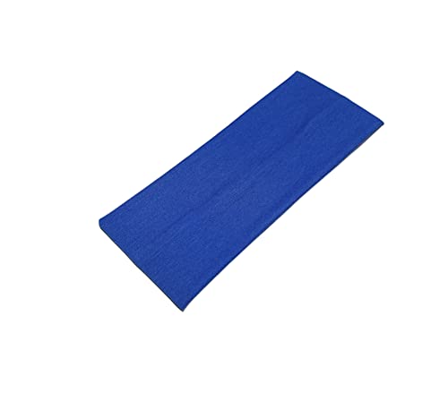 WESTEND CHOICE 9cm Wide Headbands Soft Head Band Plain Stretchy Unisex Kylie headband Bandeau Headbands for Women & Men Gym Yoga Hair Band (Black