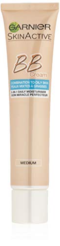 Garnier BB Cream Miracle Skin Perfector / Tinted Day Cream 5 in 1 with Matte Effect Oil / Colour: Medium to Dark / for Oily and Combination Skin