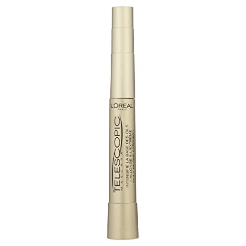 L'Oréal Paris Intense Lengthening Mascara, Lash By Lash Precise Application, Up To 60% Longer Eyelashes, Telescopic Mascara, Black