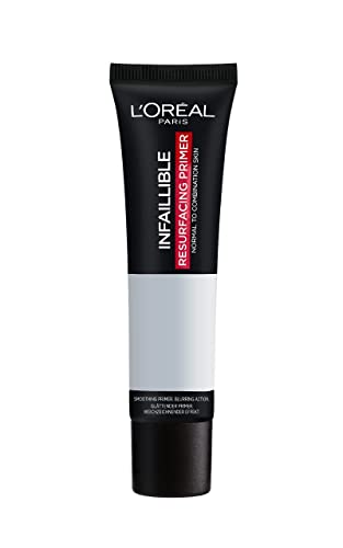 L'Oréal Paris Make Up Base, Smoothing Primer for Longer Hold of Foundation, Infaillible Primer, No. 01 Base/Transparent, 1 x 35 ml