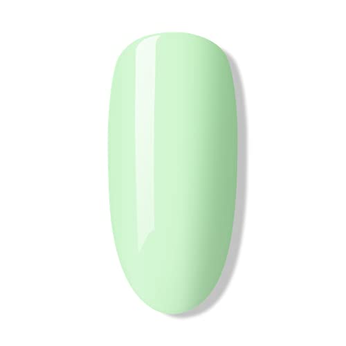 Bluesky Gel Nail Polish, Mental Mint A047, Light Green, Long Lasting, Chip Resistant, 10 ml (Requires Drying Under UV LED Lamp)