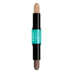 NYX Professional Makeup Highlight & Contour Stick, Dual-Ended Contour Stick, Shapes and Brightens, Blendable & Vegan, Wonder Stick, Fair