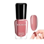 Peel Off Nail Polish, Nude Nail Varnish - Quick Dry & Non Toxic Nail Polishes Water Based Formula No Need Cure No Odor Nail Gel Polish for Women,